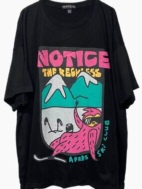 Notice The Reckless Mountain Expedition Oversized Tee One Size Fits All